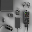 Booster model: GB40, voltage: 12V, max.starting current: 1000A, weight: 0.75 kg, cable length: 0.345 m