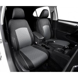 Sēdekļu pārvalki (melna/pelēka, priekšējie sēdekļi)