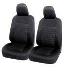 Sēdekļu pārvalki T1 (melni, priekšējie sēdekļi, komplekts ar galvas balstu, atzveltnes un sēdekļu pārsegiem)
