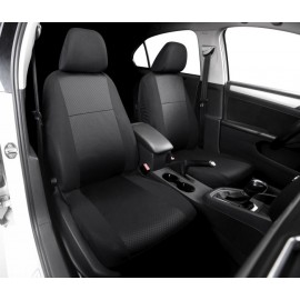 Sēdekļu pārvalki (melni, priekšā, 2 sēdekļu + 2 galvasbalstu pārvalki) 1/2