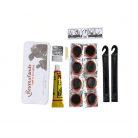 Velosipēda riepu remonta komplekts MTB ar portatīvo kasti un līmlīdzekļiem